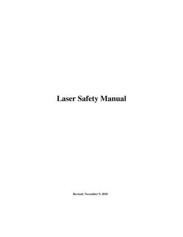 Laser Safety Manual - K-State