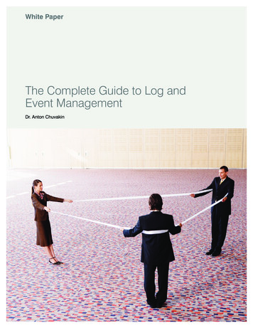 The Complete Guide To Log And Event Management