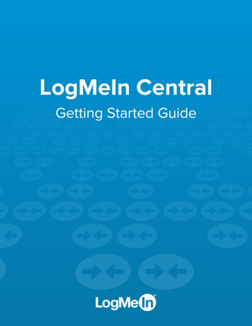 LogMeIn Central Getting Started Guide