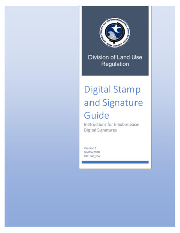 Digital Stamp And Signature Guide - NJ