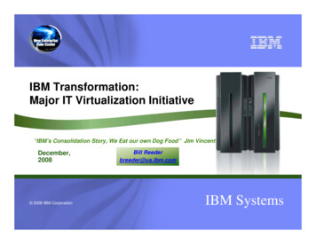 IBM Transformation: Major IT Virtualization Initiative