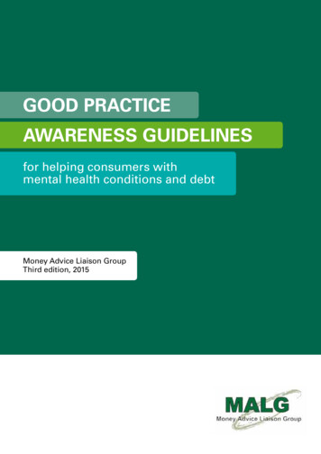 Good Practice Awareness Guidelines - MALG