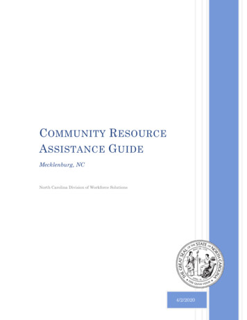 Community Resource Assistance Guide