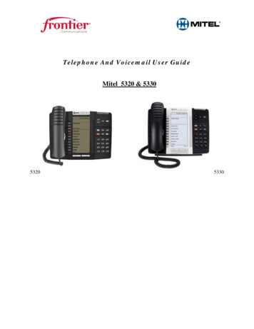Telephone And Voicemail User Guide