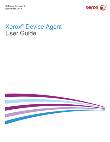 Xerox Device Agent User Guide