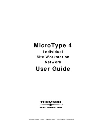 User Guide Individual Version Final - MicroType