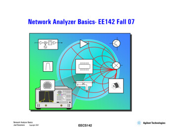 Network Analyzer Basics-EE142 Fall 07