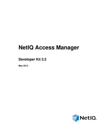 NetIQ Access Manager - NOVELL