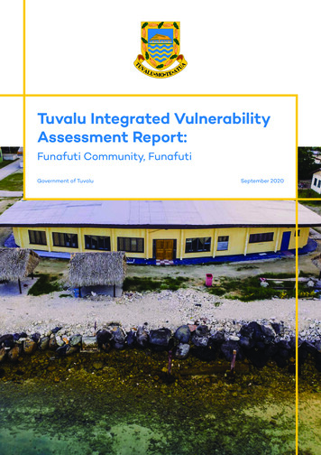 Tuvalu Integrated Vulnerability Assessment Report