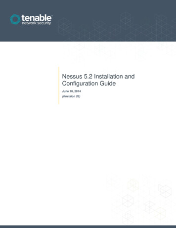 Nessus 5.2 Installation And Configuration Guide