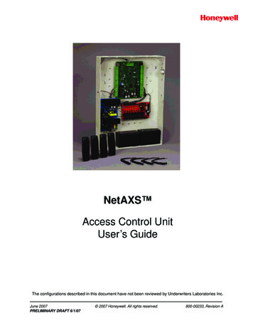 NetAXS - Ber-National Controls