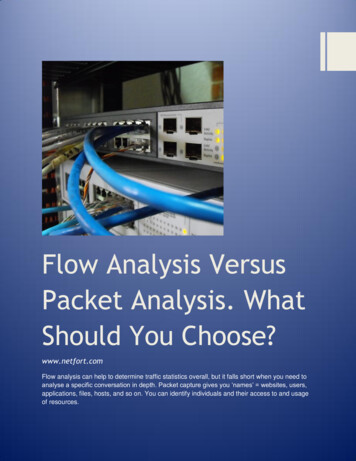 Flow Analysis Versus Packet Analysis. What Should You Choose?