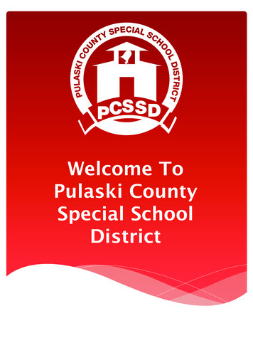 Welcome To Pulaski County Special School District