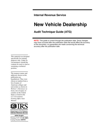 New Vehicle Dealership