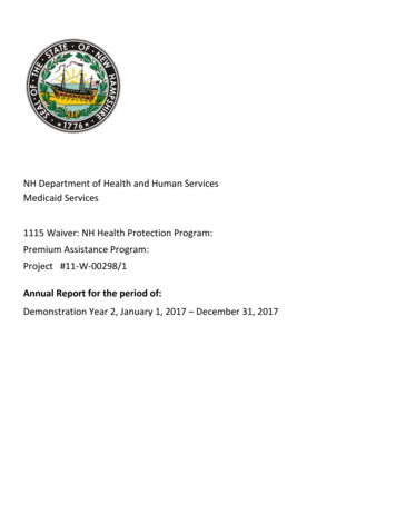 NH Department Of Health And Human Services Medicaid .