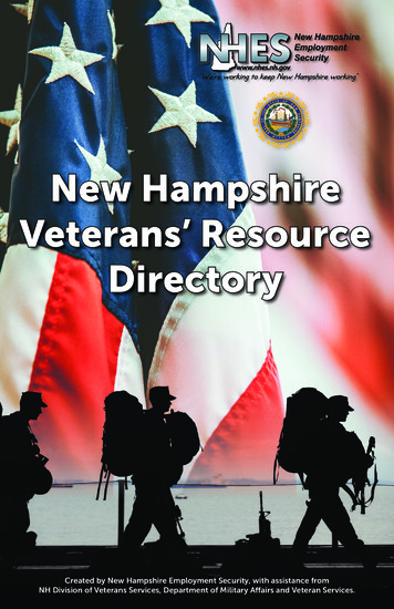 New Hampshire Veterans’ Resource Directory