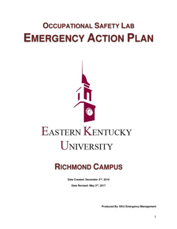 RICHMOND CAMPUS - Eastern Kentucky University