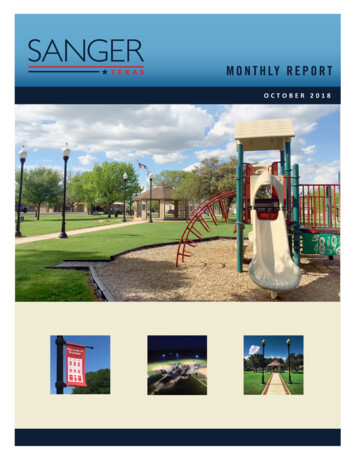 Sanger Report Cover Oct