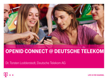 OpenID Connect @ Deutsche Telekom