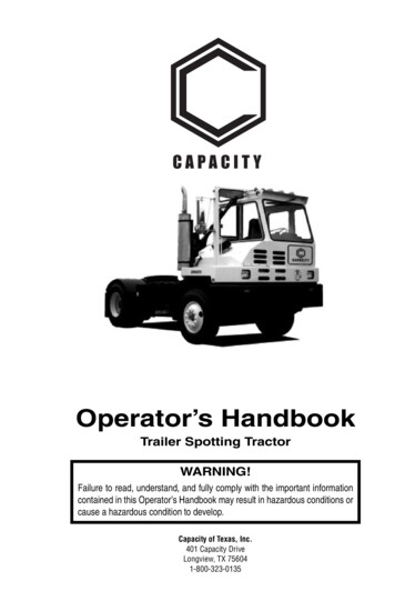 Operator’s Handbook