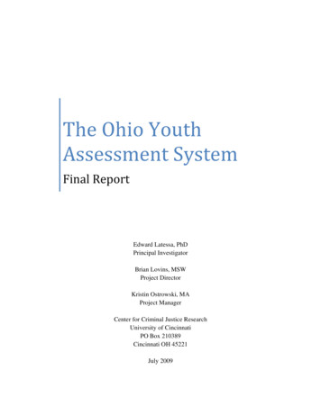 The Ohio Youth Assessment System - UC