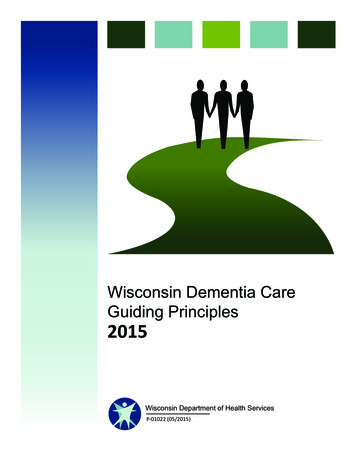 Dementia Care Guiding Principles - Wisconsin