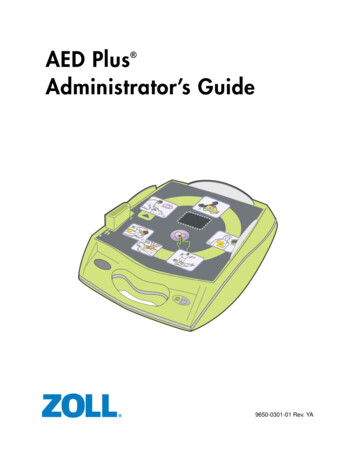 AED Plus Administrator’s Guide