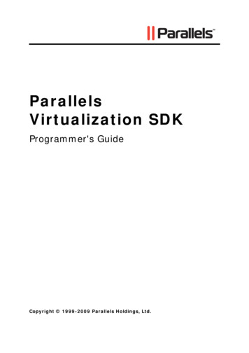 Parallels Virtualization SDK - Virtuozzo