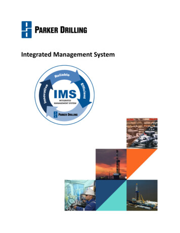 Integrated Management System - Parker Drilling