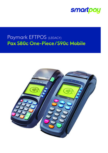 Paymark EFTPOS (LEGACY) Pax S80c One-Piece / S90c Mobile