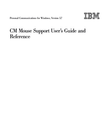 CM Mouse Support User.s Guide And Reference