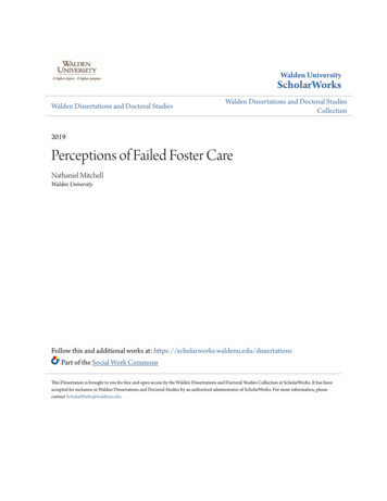 Perceptions Of Failed Foster Care