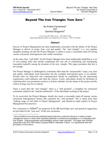 Beyond The Iron Triangle: Year Zero 1