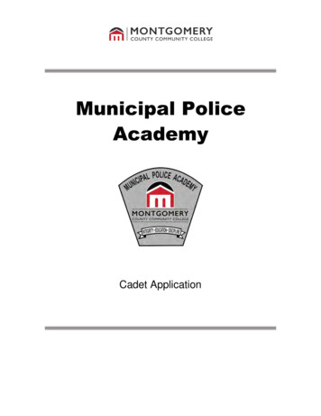 Municipal Police Academy - Mc3.edu