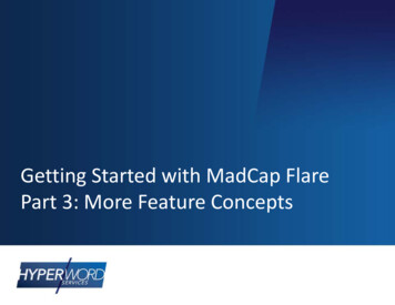 Getting Started With MadCap Flare Part 3: More Feature .