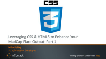 Leveraging CSS & HTML5 To Enhance Your MadCap Flare 