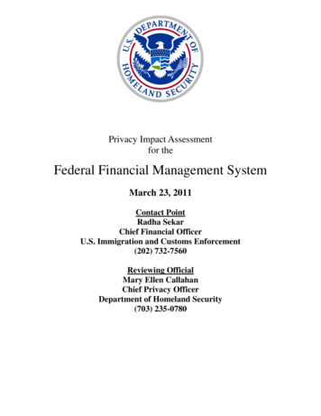 Federal Financial Management System - DHS
