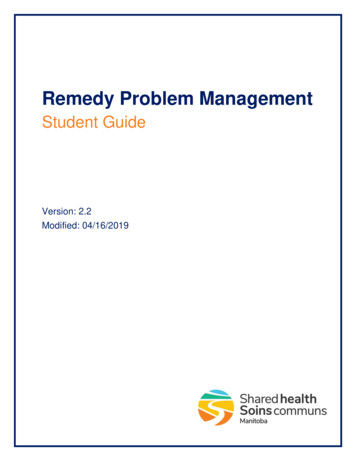 Remedy Problem Management - LearnFlex