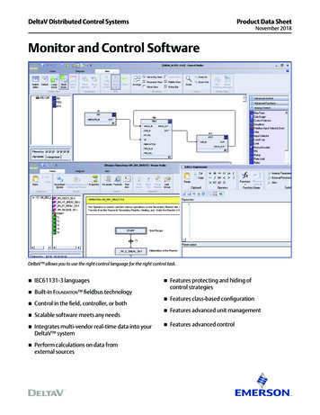 Monitor And Control Software - Emerson