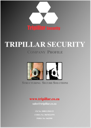 TRIPILLAR SECURITY
