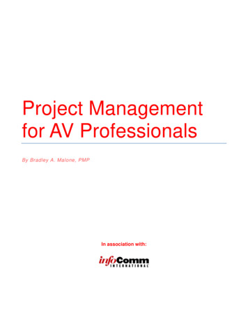 Project Management For AV Professionals