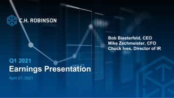 Bob Biesterfeld, CEO Mike Zechmeister, CFO Chuck Ives .