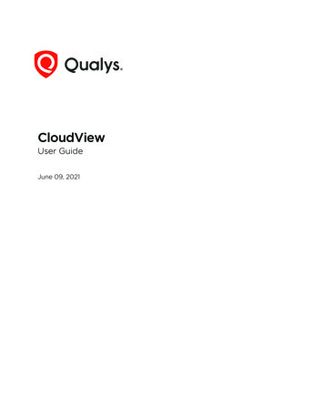 Qualys CloudView User Guide