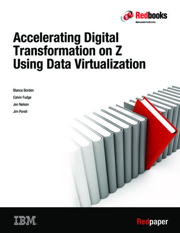 Accelerating Digital Transformation On Z Using Data .