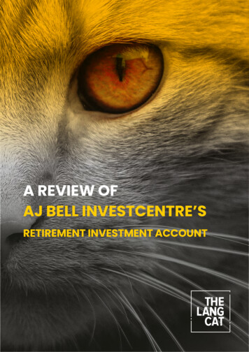A REVIEW OF AJ BELL INVESTCENTRE’S