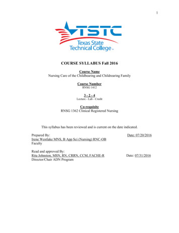 COURSE SYLLABUS Fall 2016 - Texas State Technical College