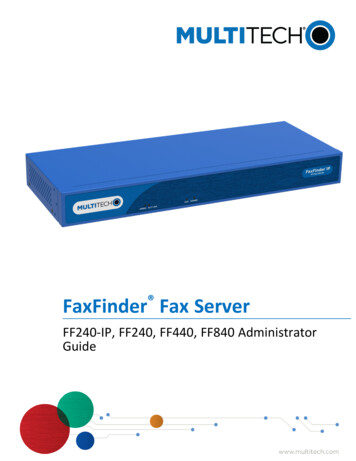 FaxFinder Fax Server - MultiTech