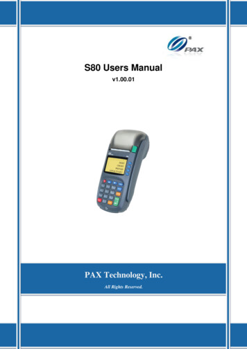 S80 Users Manual - Documentation.vin65 