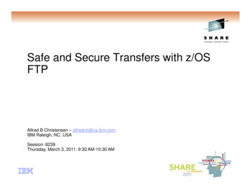 Safe And Secure Transfers With Z OS FTP