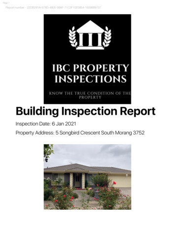 Building Inspection Report - WordPress 